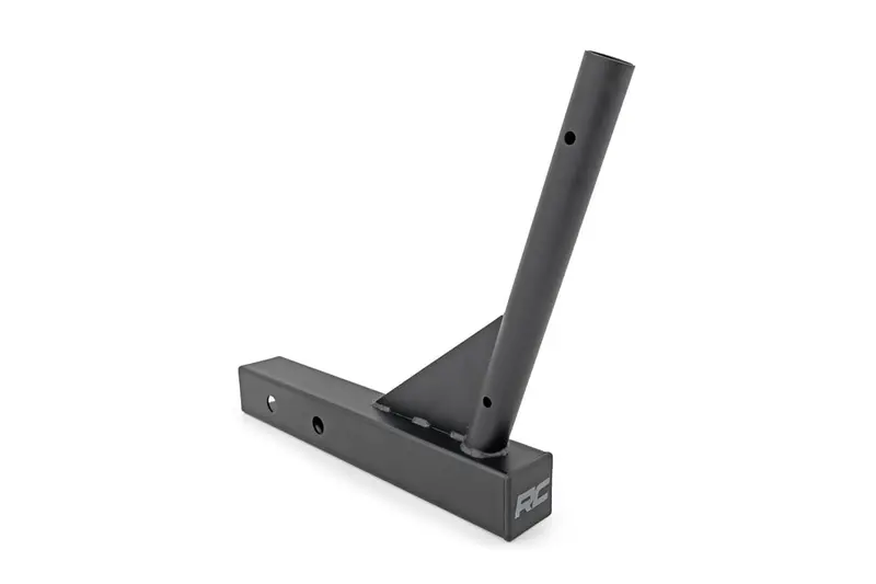 Rough Country Single 2 & 2.5" Inch Hitch W/ Flag Pole Holder 1