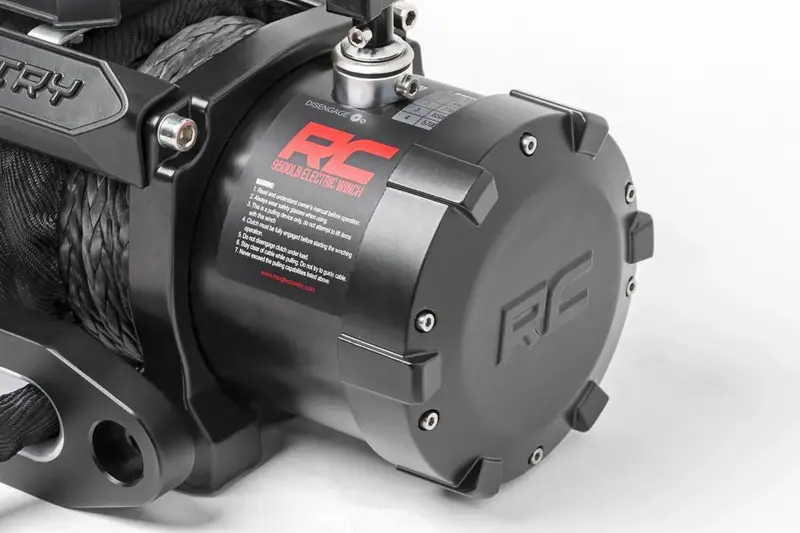 Rough Country Synthetic Rope 9500 Lb Pro Series Winch 2