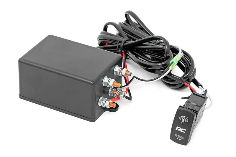 Rough Country Utv 4500 Lb Winch W/ Remote Synthetic Rope 2