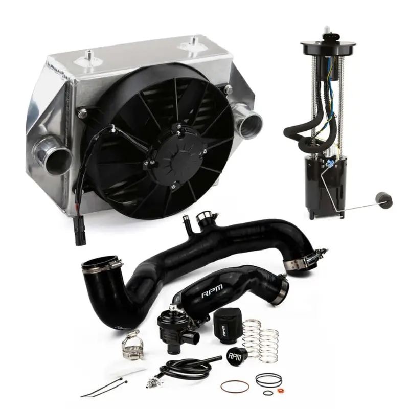 Rpm  '17-'19 Can-Am Maverick X3 Upgrade Kit Big Core Intercooler Fuel Pump & Silicone 120Hp To 170+Hp 1