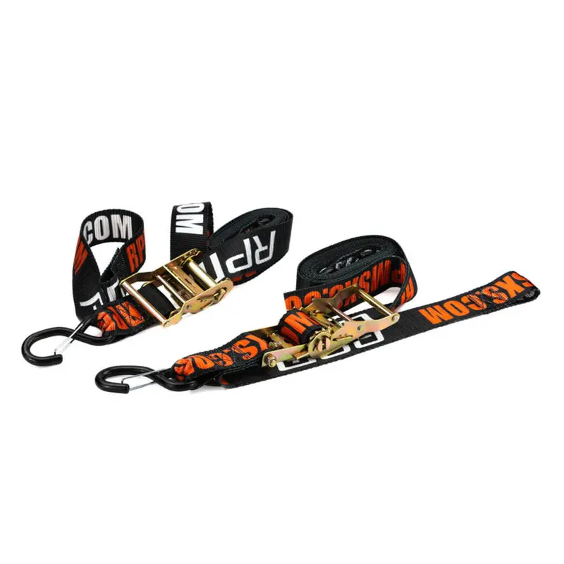 Rpm 2" X 10Ft Heavy Duty 3,300 Lb Ratchet Strap Tie Downs - 2 Pack 1