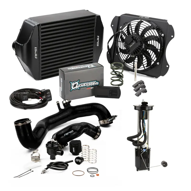Rpm '20-'22 Can-Am Maverick X3 120Hp To 205Hp Complete Upgrade Kit X3 Big Core Intercooler Kit & Tuner 2