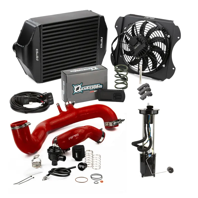 Rpm '20-'22 Can-Am Maverick X3 120Hp To 205Hp Complete Upgrade Kit X3 Big Core Intercooler Kit & Tuner 3