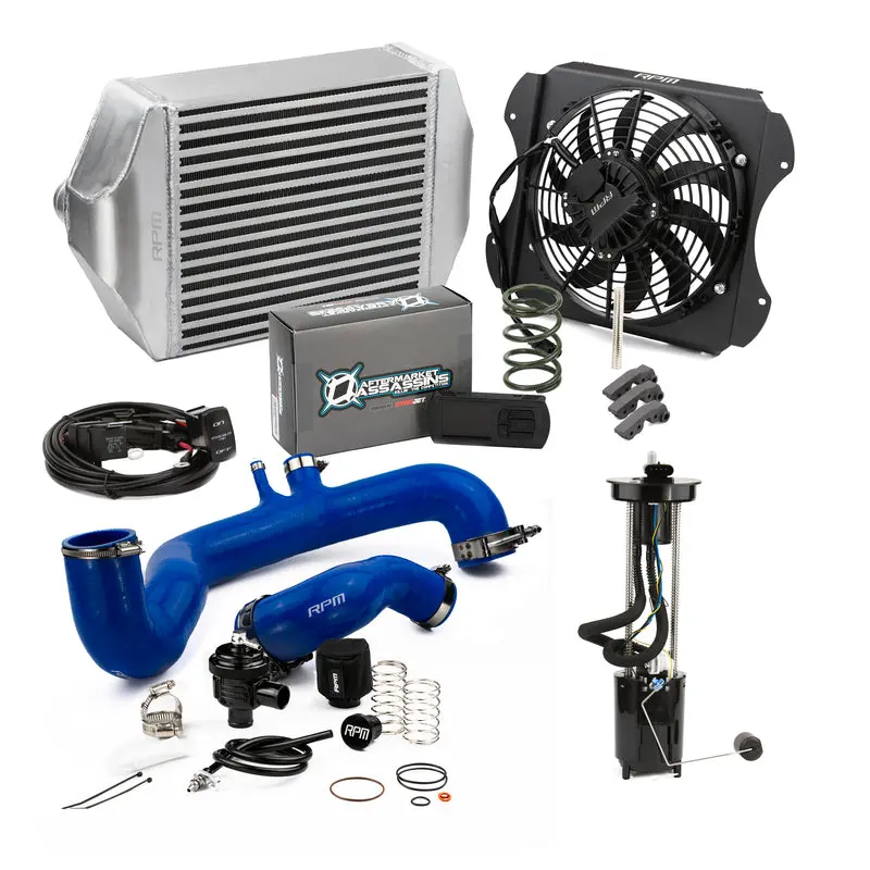 Rpm '20-'22 Can-Am Maverick X3 120Hp To 205Hp Complete Upgrade Kit X3 Big Core Intercooler Kit & Tuner 5