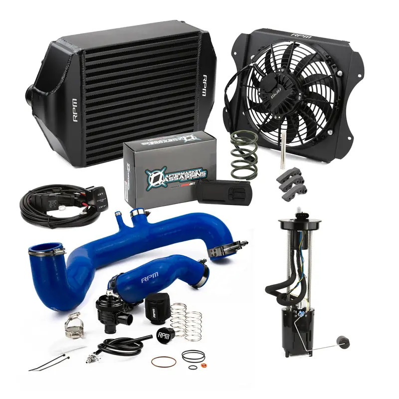 Rpm '20-'22 Can-Am Maverick X3 120Hp To 205Hp Complete Upgrade Kit X3 Big Core Intercooler Kit & Tuner 6