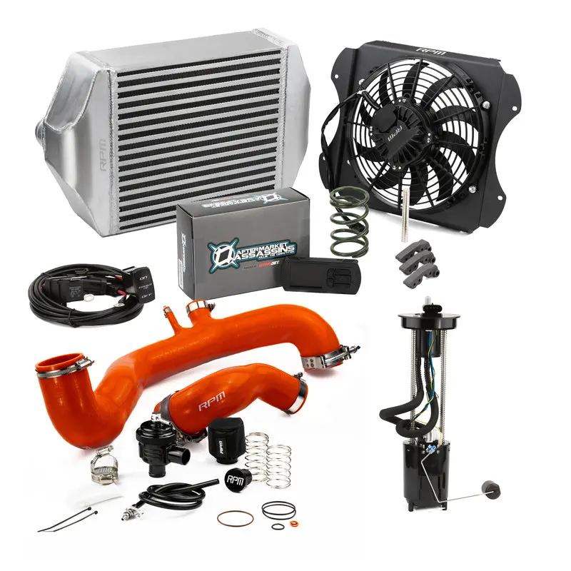 Rpm '20-'22 Can-Am Maverick X3 120Hp To 205Hp Complete Upgrade Kit X3 Big Core Intercooler Kit & Tuner 9