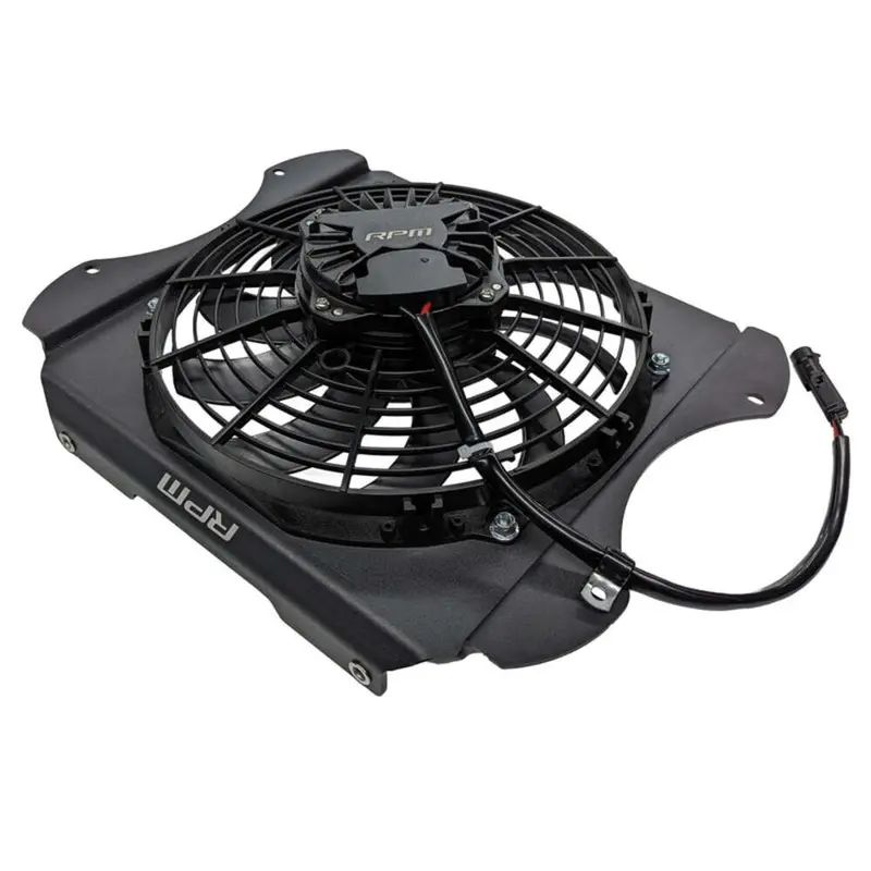 Rpm '20-'25 Can-Am Maverick X3 Sealed Intercooler Fan Shroud & 10" 10 Blade Brushless Fan 1