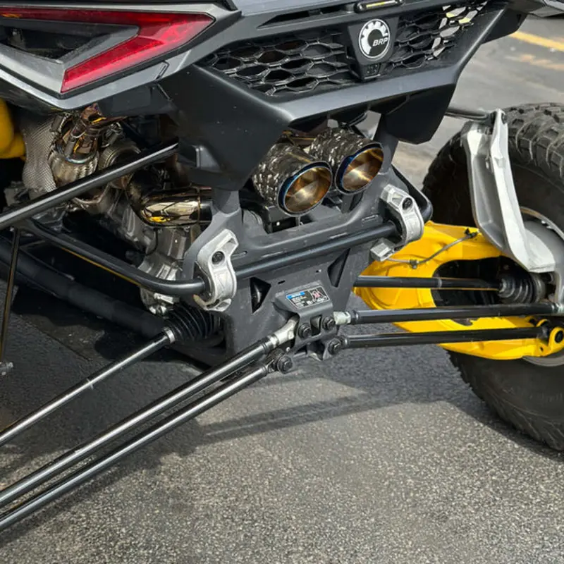 Rpm Can-Am Maverick R Carbon Colored Dual Exhaust Tips 11