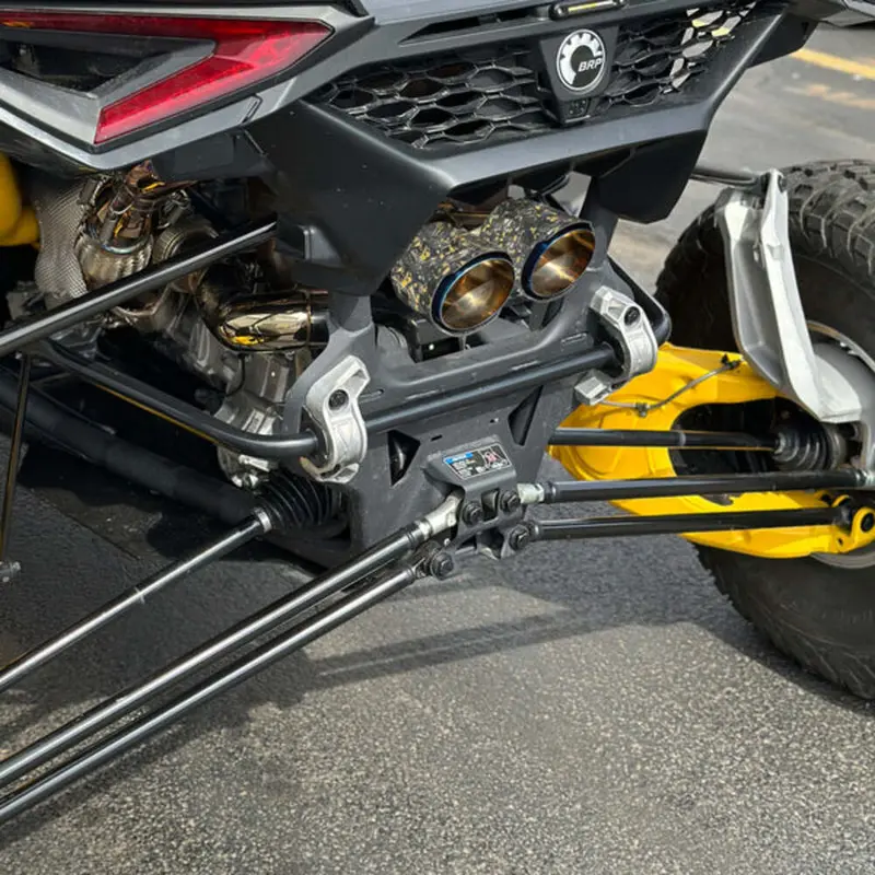 Rpm Can-Am Maverick R Carbon Colored Dual Exhaust Tips 7