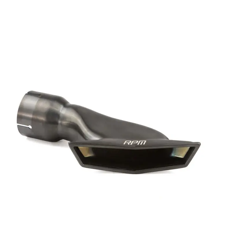Rpm Can-Am Maverick R Stainless Brushed Blued & Black E-Valve Tip 1