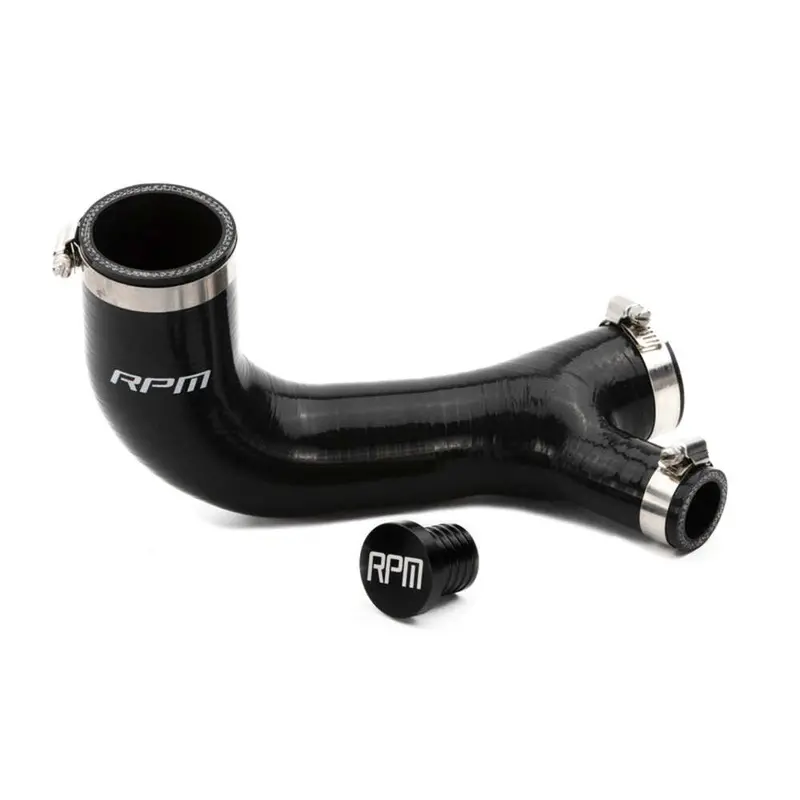 Rpm Can-Am Maverick X3 Black Silicone Blow Off Valve Adapter Tube 1