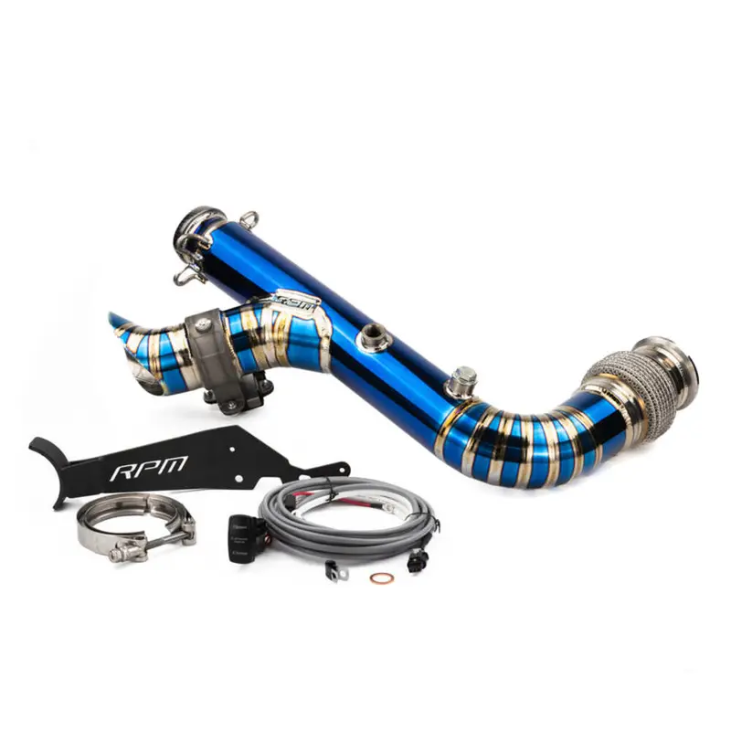 Rpm Can-Am Maverick X3 Titanium Ti E-Valve 3" Electronic Dump Valve Exhaust Mid Pipe 1