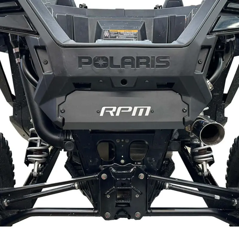 Rpm Polaris Pro Xp/ Turbo R Rear Fascia Delete Shield/ Muffler Cover 1