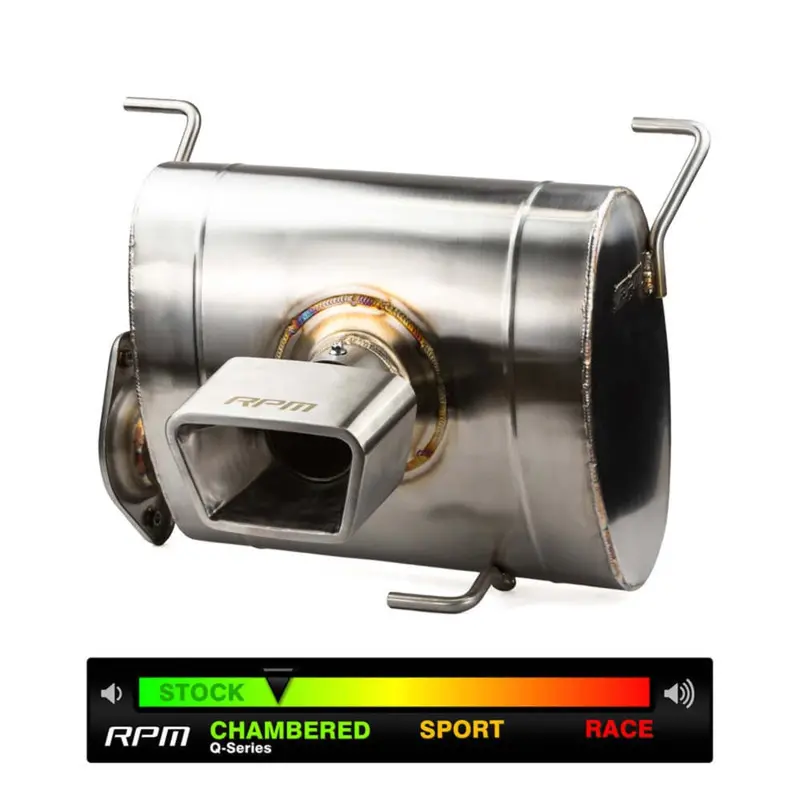 Rpm Polaris Rzr Pro R E Valve Electric Muffler Chambered 3" Performance Exhaust 2