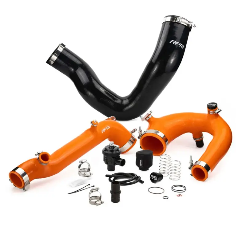 Rpm Polaris Rzr Turbo R Silicone Intake J-Tube, Charge Tube W/ Bov & Intake Tube Kit 1