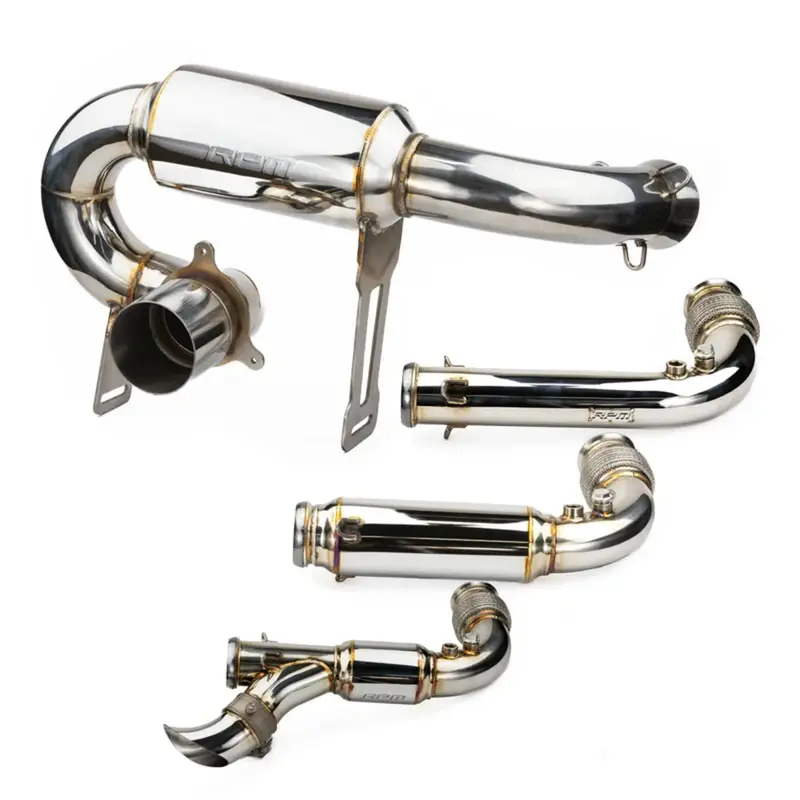 Rpm Powersports '17-'26 Can-Am Maverick X3 3" Monster Core & Mid Pipe Full Muffler 1
