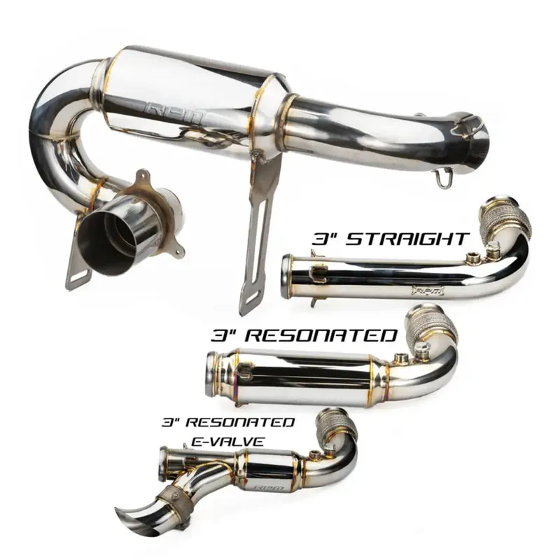 Rpm Powersports '17-'26 Can-Am Maverick X3 3" Monster Core & Mid Pipe Full Muffler 3