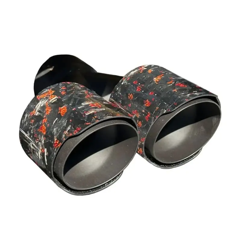 Rpm Speed Utv Carbon / Colored Dual Exhaust Tips 17