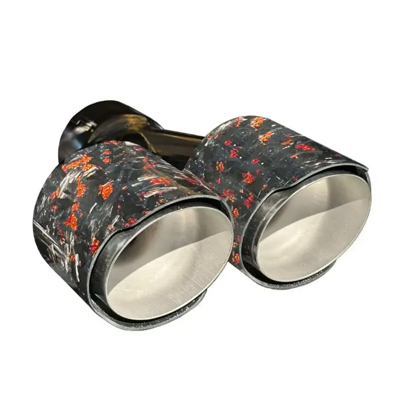 Rpm Speed Utv Carbon / Colored Dual Exhaust Tips 9