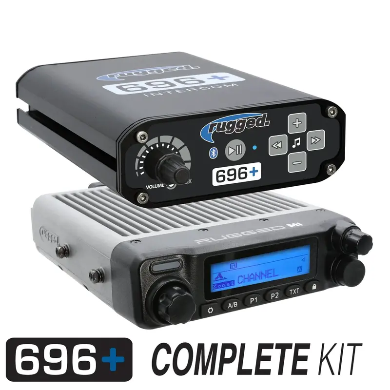 Rugged Radios 696 Plus Complete Master Communication Kit With Intercom And 2-Way Radio 9