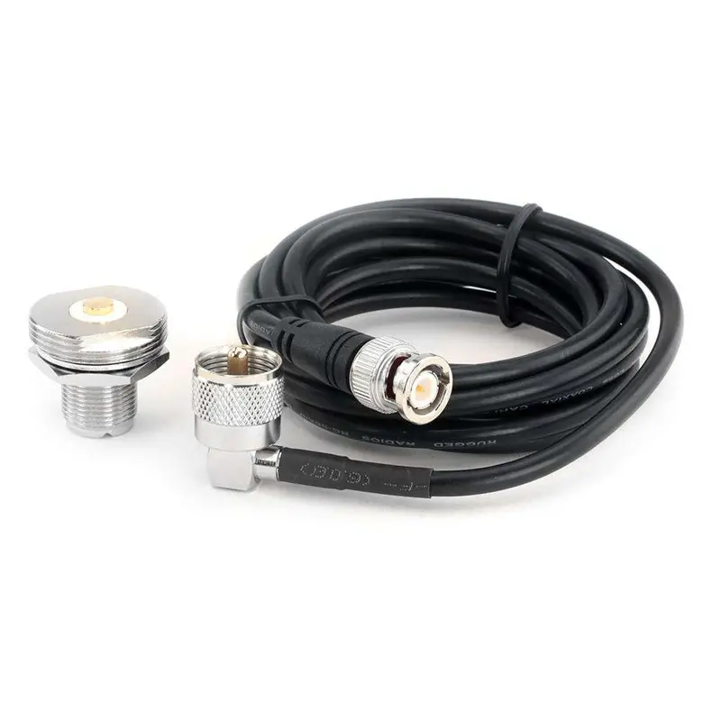 Rugged Radios 7 Ft Antenna Coax Cable Kit With Bnc Connector For Handheld Radios 1