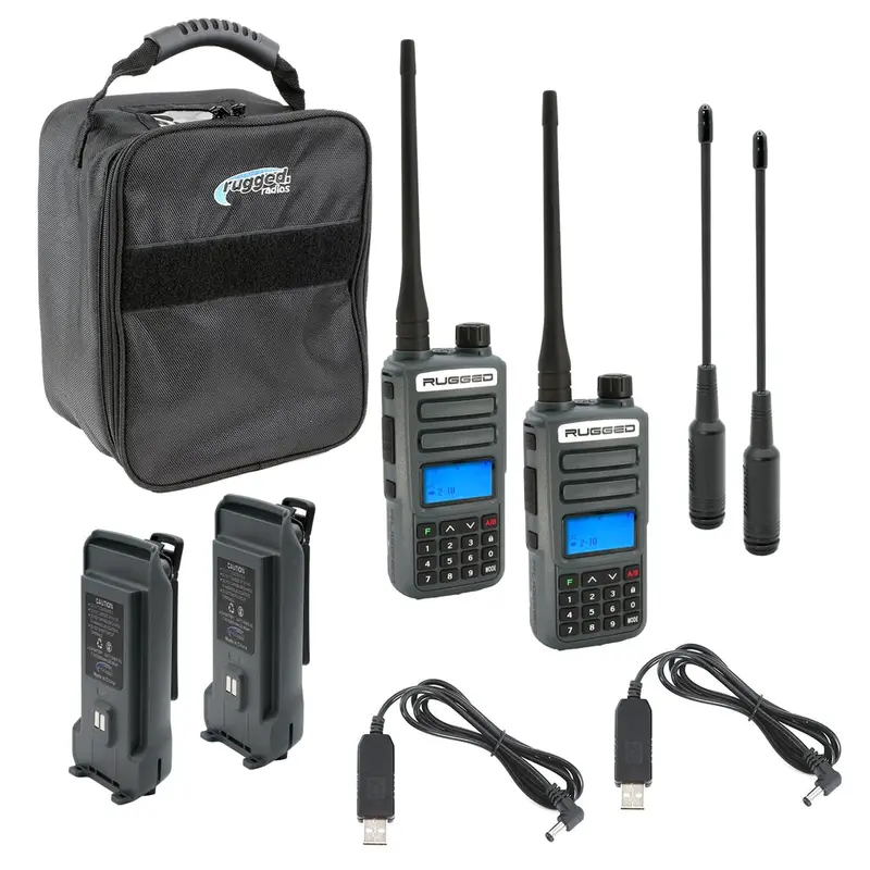 Rugged Radios Adventure Pack - Rugged Gmr2 Gmrs And Frs Hand Held Radios Pair 1