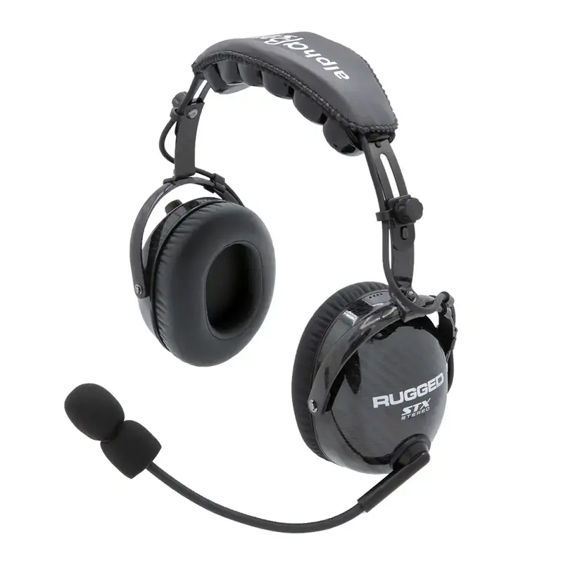 Rugged Radios Alphabass Carbon Fiber Headset For Stereo And Offroad Intercoms 1