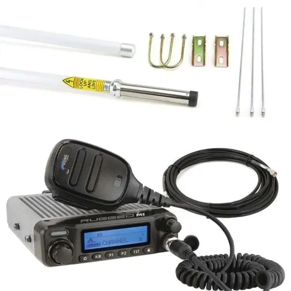 Rugged Radios Base Camp - Digital M1 Mobile Radio With Fiberglass Antenna Kit 1