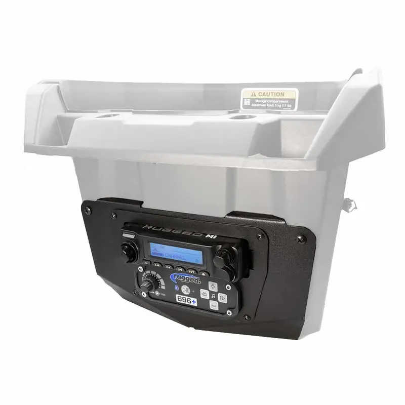 Rugged Radios Can-Am Commander And Maverick Complete Communication Kit With Intercom And 2-Way Radio - Glove Box Mount 2