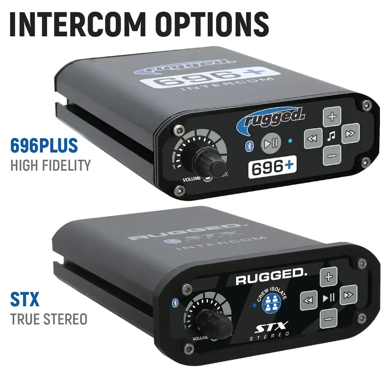 Rugged Radios Can-Am Commander And Maverick Complete Communication Kit With Intercom And 2-Way Radio - Glove Box Mount 3