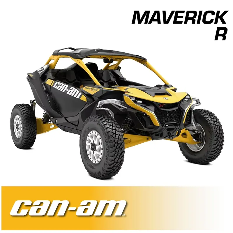 Rugged Radios Can-Am Maverick R Complete Communication Kit With Rocker Switch Intercom And 2-Way Radio 1