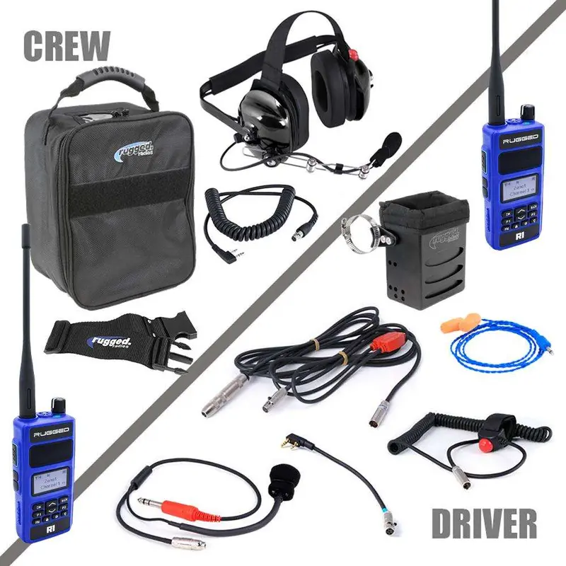 Rugged Radios Complete Team - Nascar 3C Racing System With Rugged R1 Handheld Radios 1