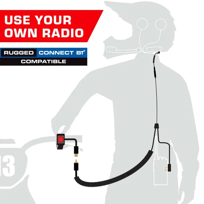 Rugged Radios Connect Bt2 Add-On Moto Kit Without Radio 1