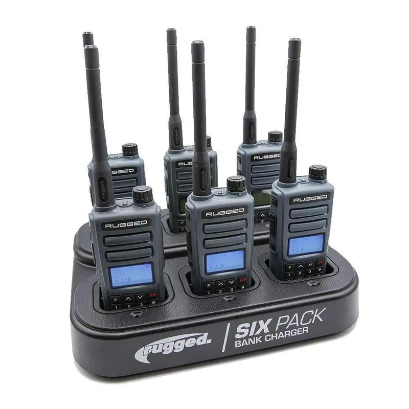 Rugged Radios Gmr2 Handheld Radio 6-Pack Bank Charger 1