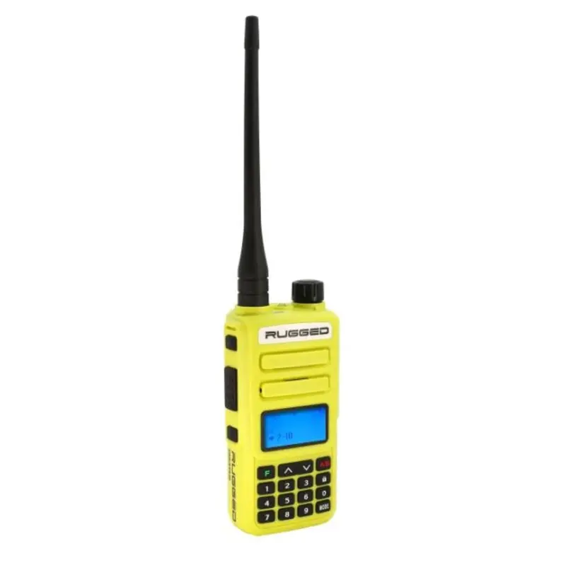 Rugged Radios Gmr2 Plus Gmrs And Frs Two Way Handheld Radio - High Visibility Safety Yellow 1