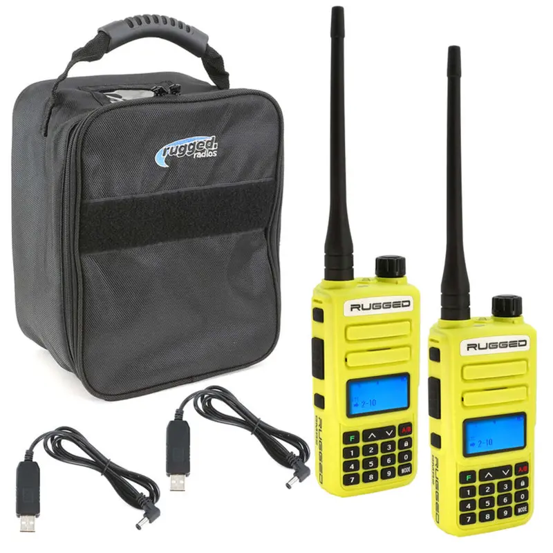 Rugged Radios Go Bag - High Visibility Gmr2 Plus Emergency Radio Bundle 1