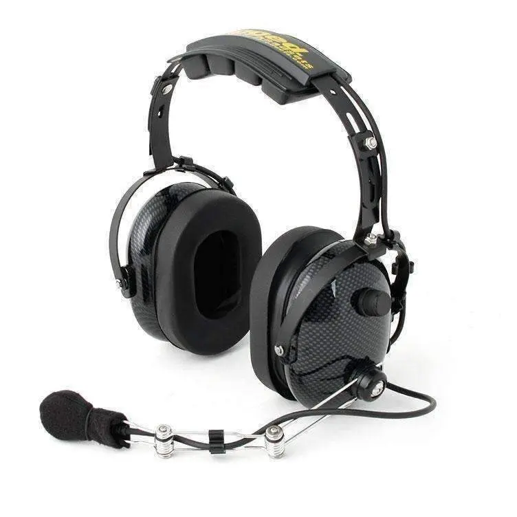 Rugged Radios H22 Over The Head (Oth) Headset For 2-Way Radios - Black Carbon Fiber 1