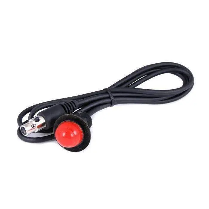 Rugged Radios Hole Mount Push To Talk Cable (Ptt) With 48" Straight Cord For Intercoms 1