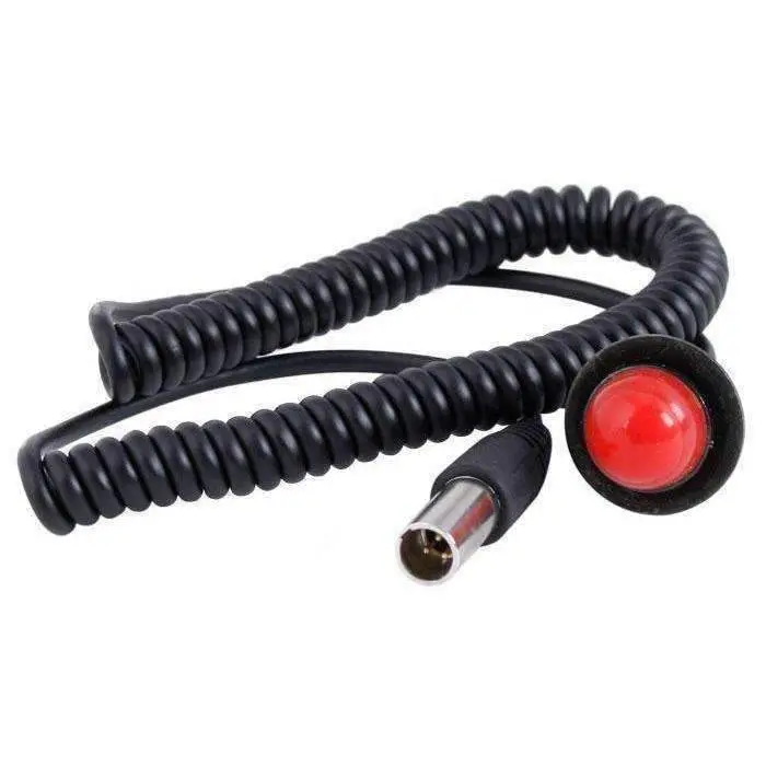 Rugged Radios Hole Mount Steering Wheel Push To Talk (Ptt) With Coil Cord For Car Harnesses 1