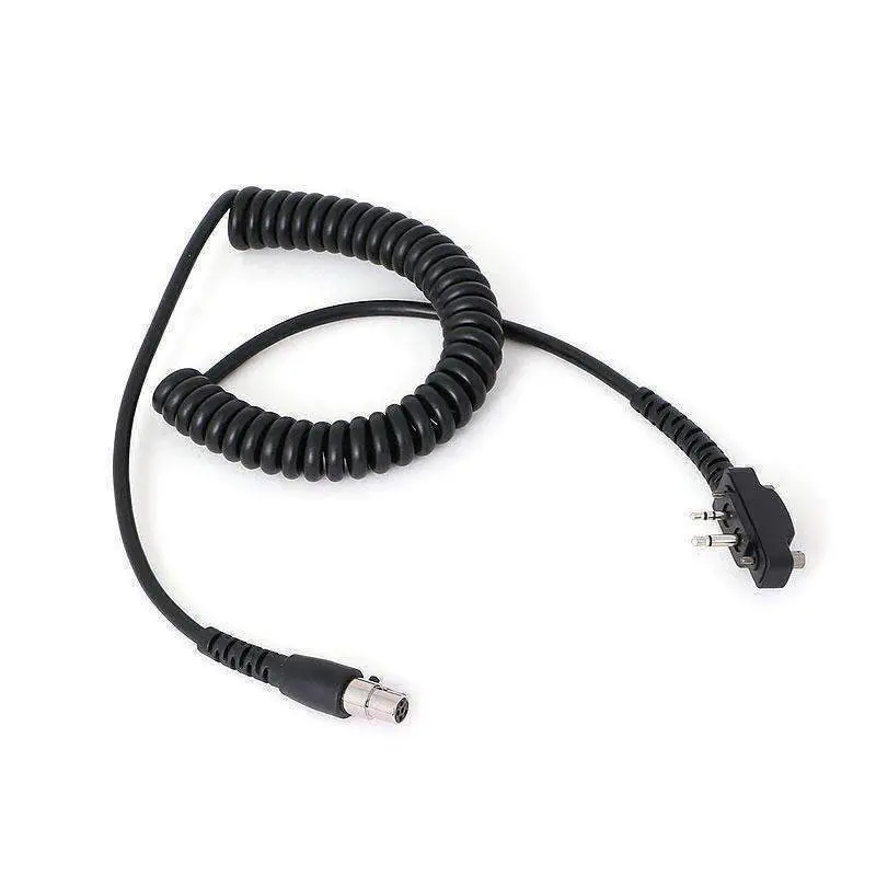 Rugged Radios Icom Bolt On Handheld Radio - Headset Coil Cord 1
