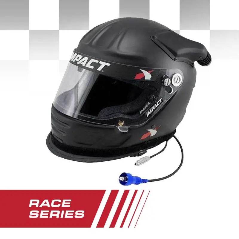 Rugged Radios Impact Race Offset Air Draft Os20 Helmet With Offroad Wired Helmet Kit 1