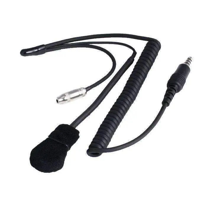 Rugged Radios Imsa 4C Wired Helmet Kit With Mic, 3.5Mm Ear Bud Jack, And Coil Cord 1