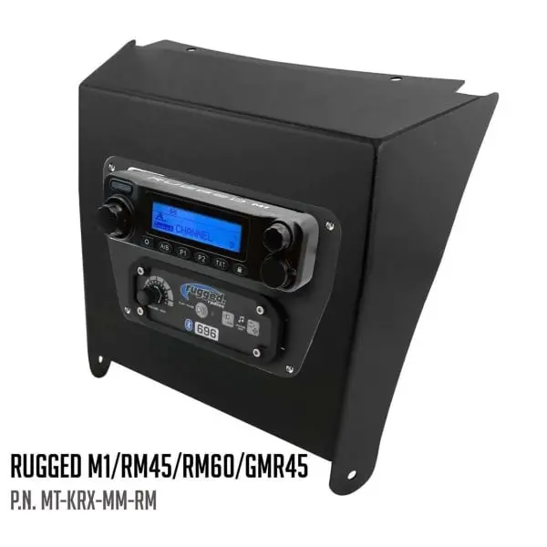 Rugged Radios Kawasaki Krx Multi-Mount Kit For M1 / Rm45 / Rm60 / Gmr45 Radio And Rugged Intercom 1
