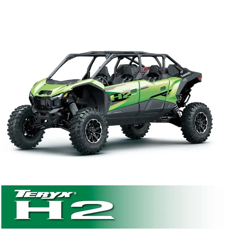 Rugged Radios Kawasaki Teryx H2 Complete Communication Kit W/ Bluetooth Intercom & 2-Way Radio 1