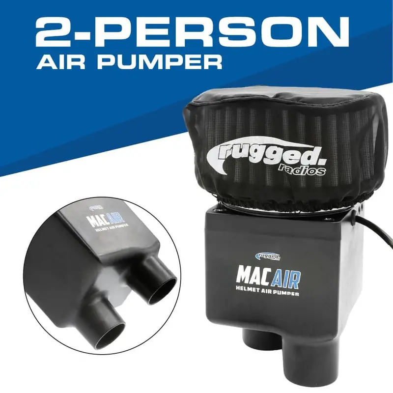 Rugged Radios Mac Air 2-Person Helmet Air Pumper 1