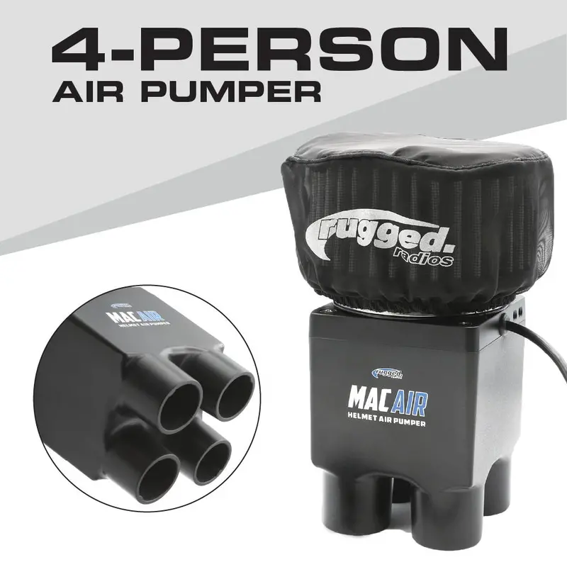 Rugged Radios Mac Air 4-Person Helmet Air Pumper 1