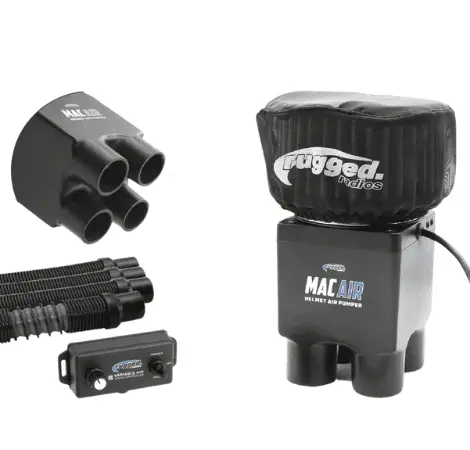 Rugged Radios Mac Air 4-Person Helmet Air Pumper Bundle 1
