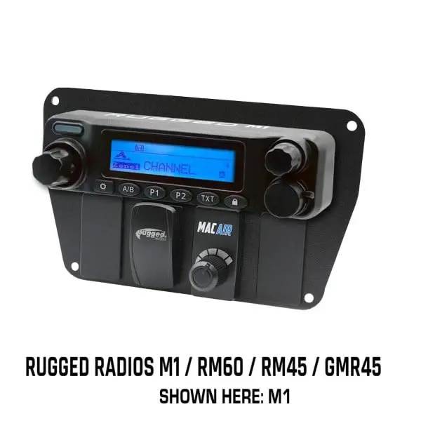 Rugged Radios Multi Mount Insert Or Standalone Mount For Rugged Radios M1 - Gmr45 - Rm60 - Rm45 With Rocker Switches 1
