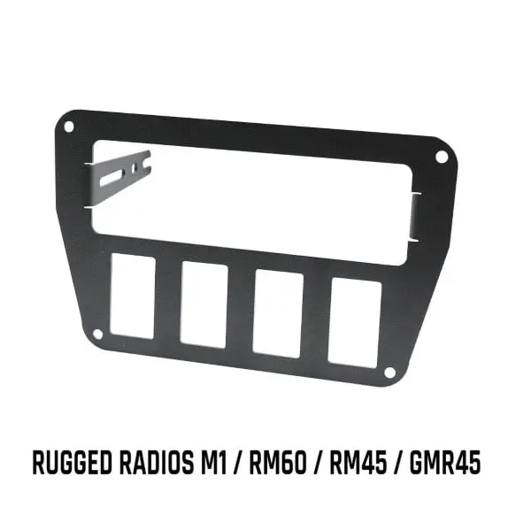 Rugged Radios Multi Mount Insert Or Standalone Mount For Rugged Radios M1 - Gmr45 - Rm60 - Rm45 With Rocker Switches 2