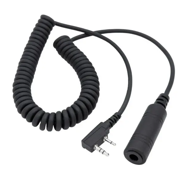 Rugged Radios Offroad Headset / Helmet Coil Cord Cable For Rugged Radios And Kenwood Radios 1
